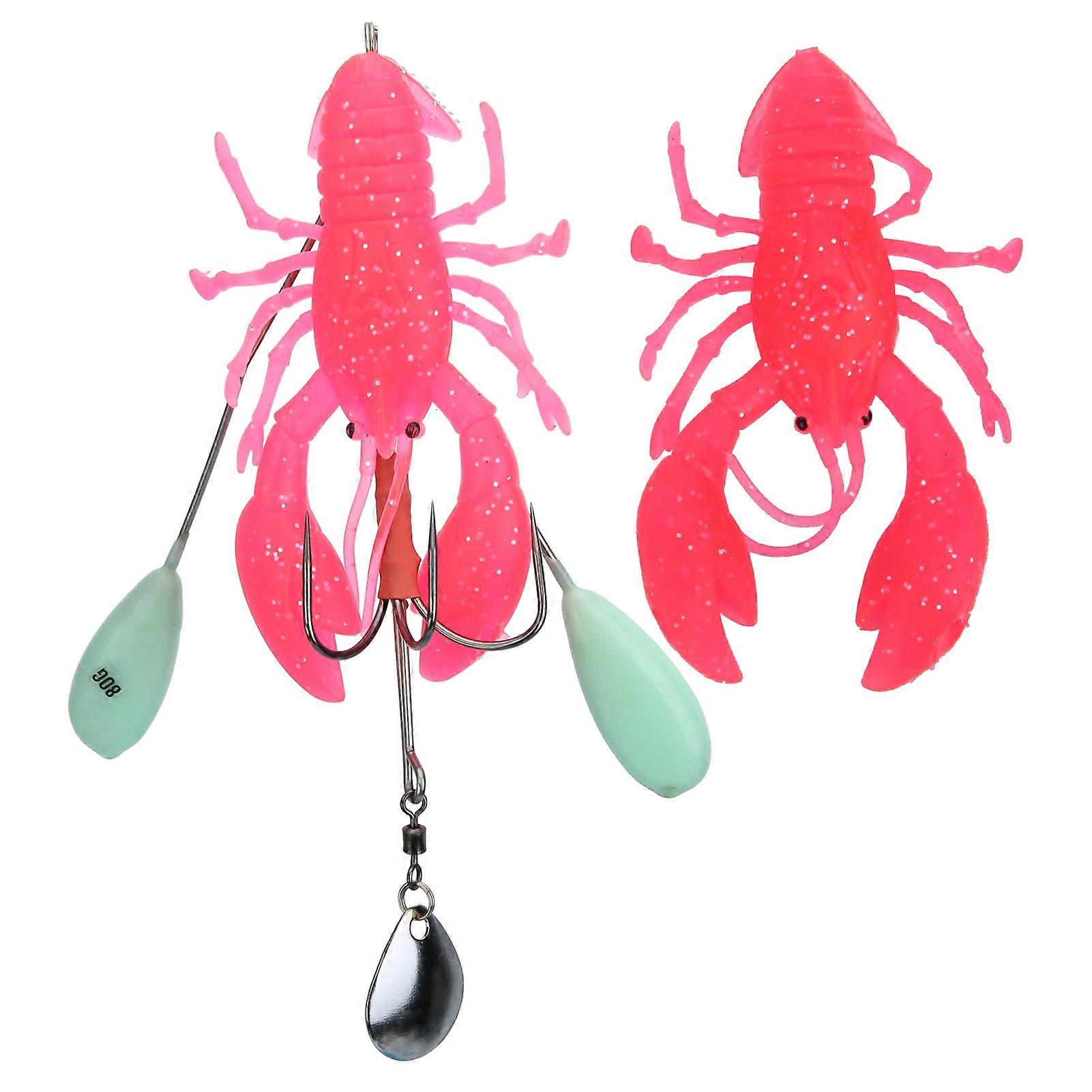 Artificial Simulation Large Lobster Crawfish Lure Bait Deep Sea Trolling Fishing Tackle