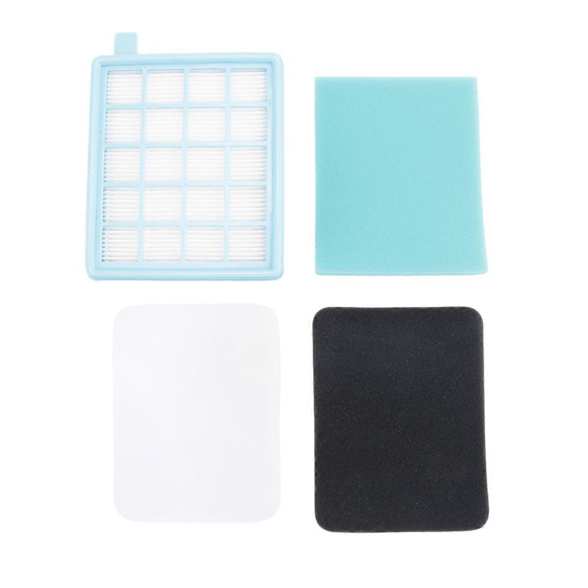 KEEPOW Set Filtri Ricambio Per Philips PowerPro Active E Compact: 2 Filtri EPA + 8 Filtri Motore + 16 Filtri Schiuma