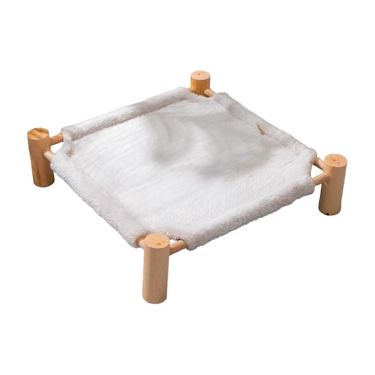 Elevated Pet Bed, Cat and Dog Stool Bed, Pet Chair, Light Gray