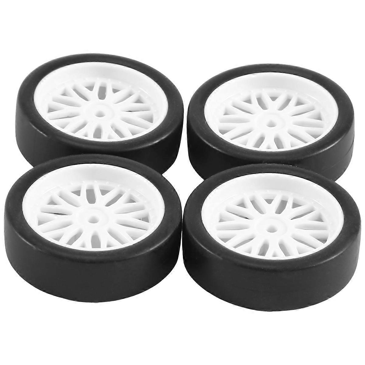 4Pcs RC Drift Tire Wheel Hard Tyre for LDRC LD1801 LD1802 LD1803