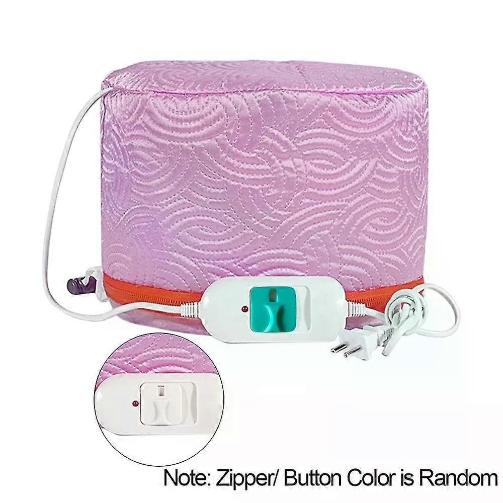 サロンヘアヒーティングキャップサーマルトリートメントスチーマーキャップ女性用ヘアケアハットホームスパヘアナリッシングEU /英国用サーマルヒートキャップ