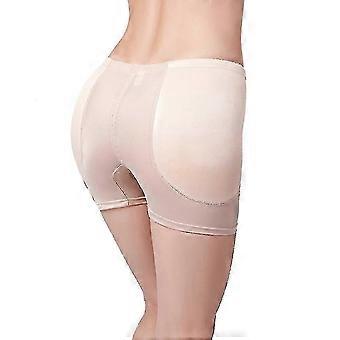 Quadris de ampulheta, Womens Hip Pads Enhancer Para Push-up Hip E Bumbum Calcinha M Bege