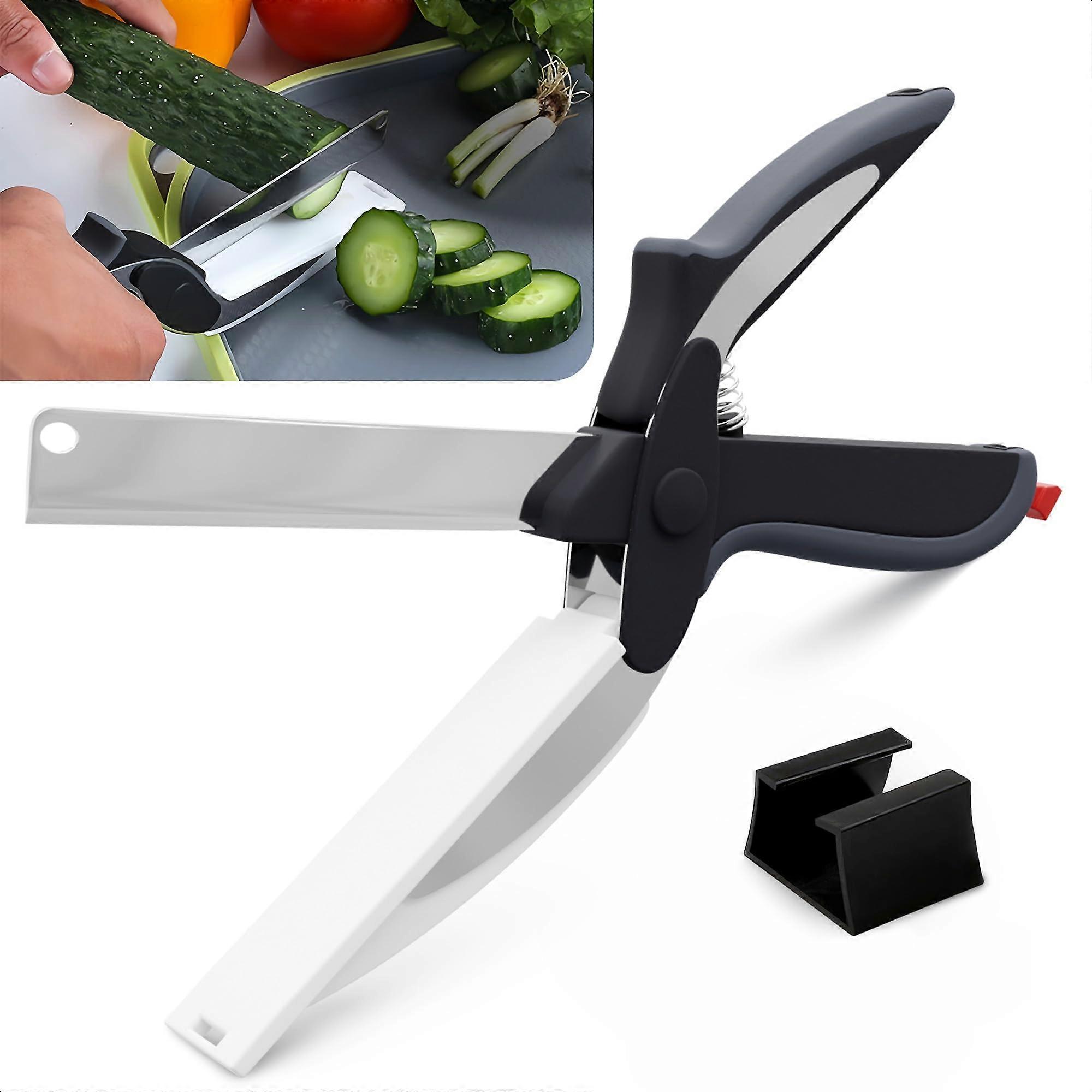 Multifunctional Kitchen Scissors for Chopping and Slicing