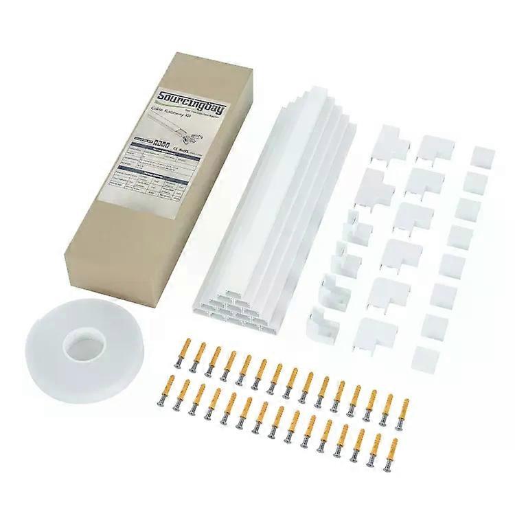 Cable Concealer Set-Customizable Wire Organizer Cover by