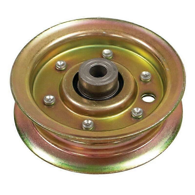 Heavy-Duty Flat Idler Pulley Compatible with Husqvarna 532 17 34-38, 104360X, 131494, 532173438, Durable Replacement Part