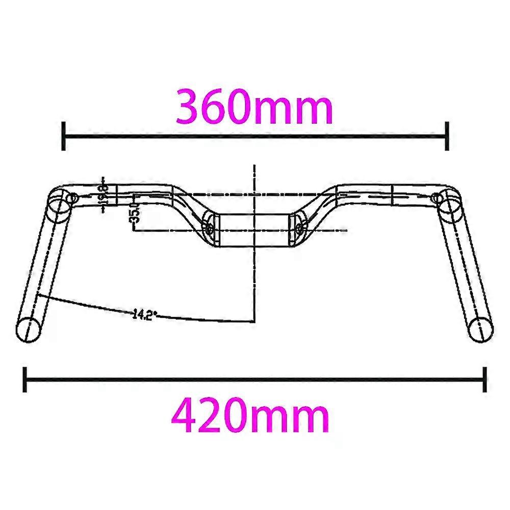 2024 new Gravel 14degrees Carbon fibre Bicycle Handle T1000 bike Handlebar Ultra Light  34 36 38 40 42 44cm drop handlebar