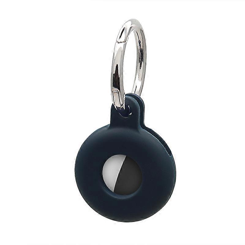 Hollow Anti-scratch Silicone Shockproof Protective Cover Case with Keychain Hook Loop For AirTag