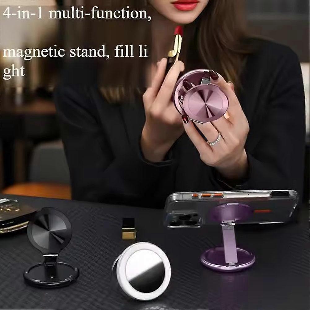 Selfie Convenient Makeup Mirror Multifunctional Camera Stand, Phone Fill Light