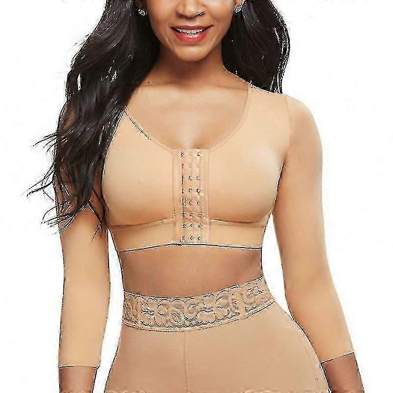 Mimigo Femei Shapewear 34 Maneca Arm Shaper Front Closure Compresie Sutien Post Chirurgie Postura Corector Rezervor Top