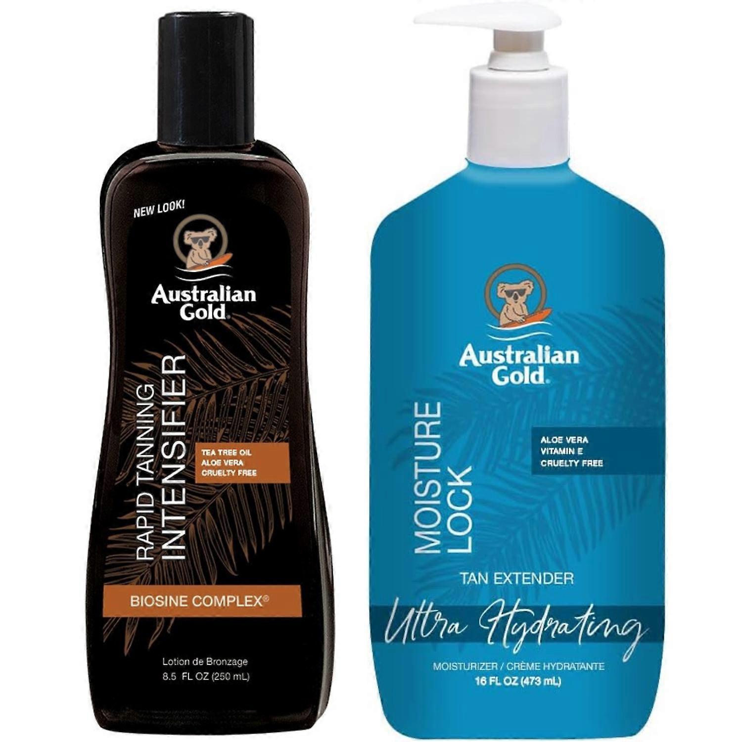 Australian Gold Rapid Tanning Intensifier + Moisture Lock 473ml
