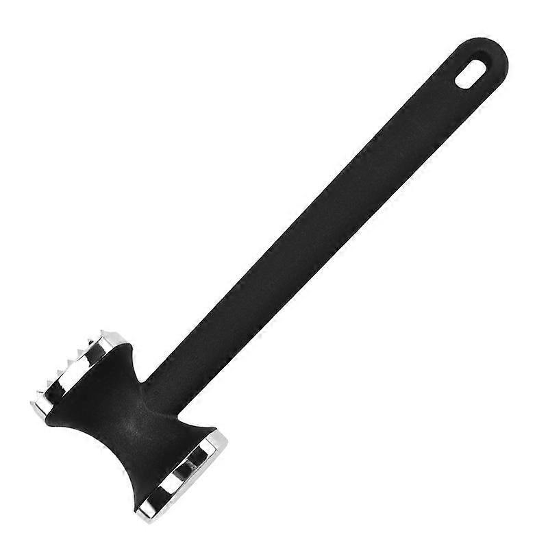 1pc Zinc Alloy Meat Mallet - Heavy Duty Tenderizer Hammer with Rubber Grip & Stainless Steel Head for Effortless Pounding & Tenderizing