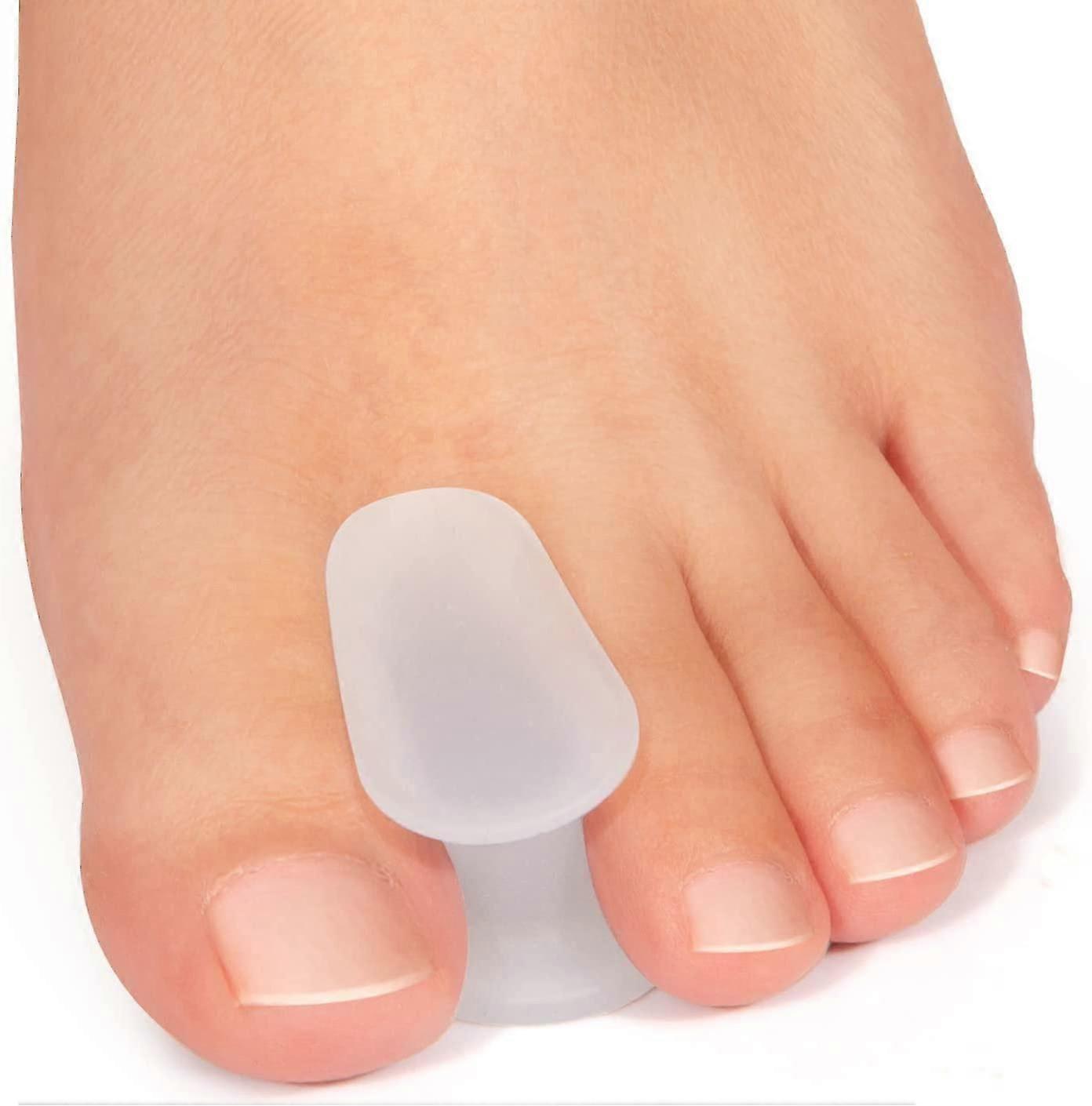 Pack Of 14 Toe Separators, Gel Toe Spacers With Pad,bunion Corrector For Overlap Toes,reduce Pain,rubbing And Friction (8 Large For Big Toes + 6 Mediu