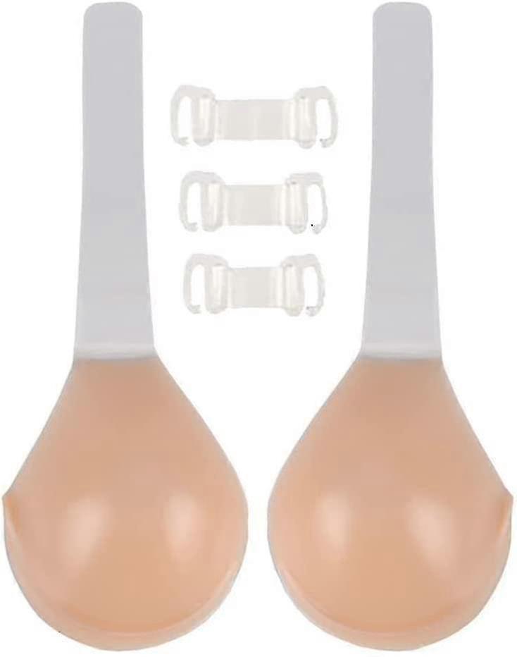 Soutien-gorge adhésif en silicone avec design push-up dissimulé pour femmes