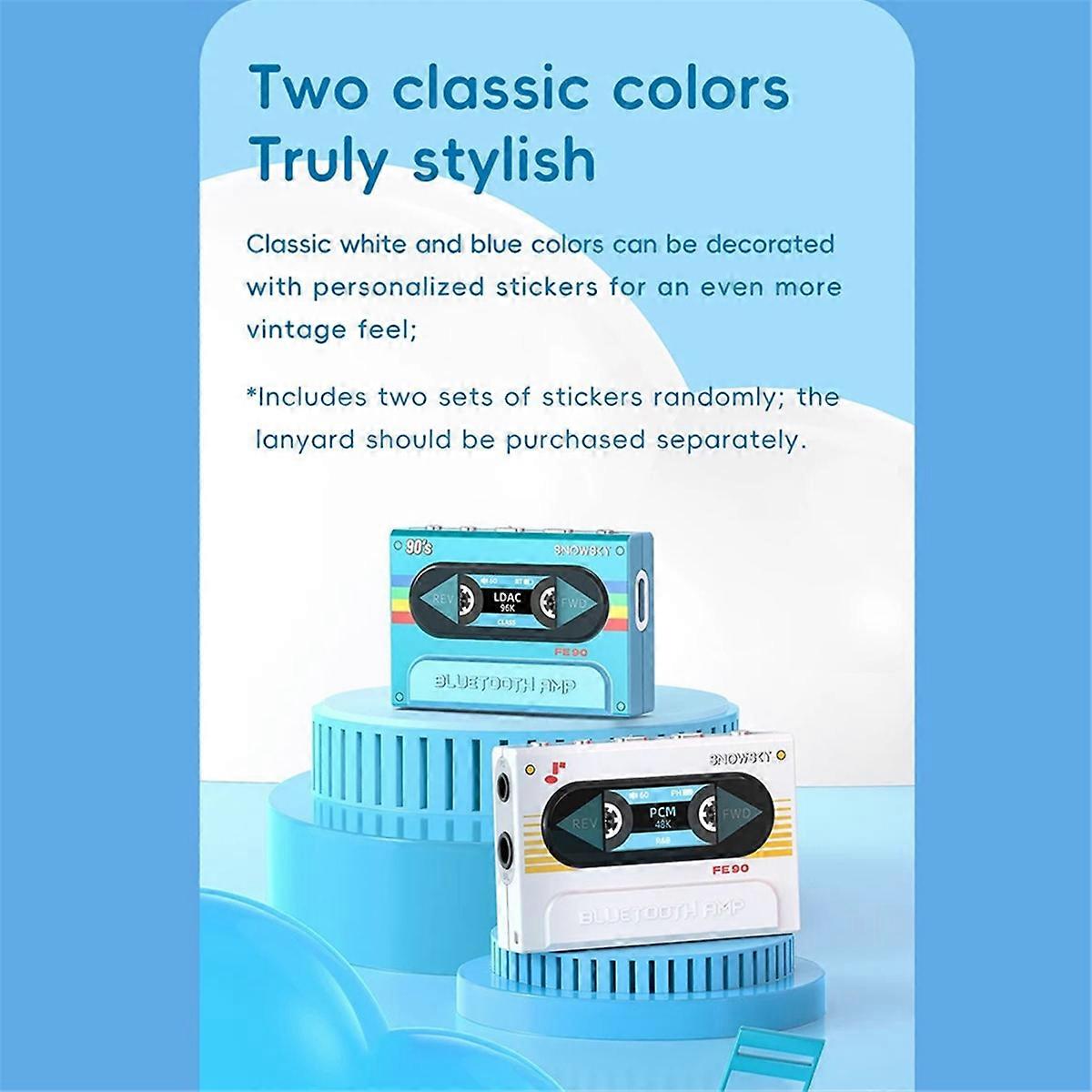 RETRO NANO Bluetooth ,Headphone Amplifier LDAC Adaptive LL with 3.5mm/4.4mm Blue