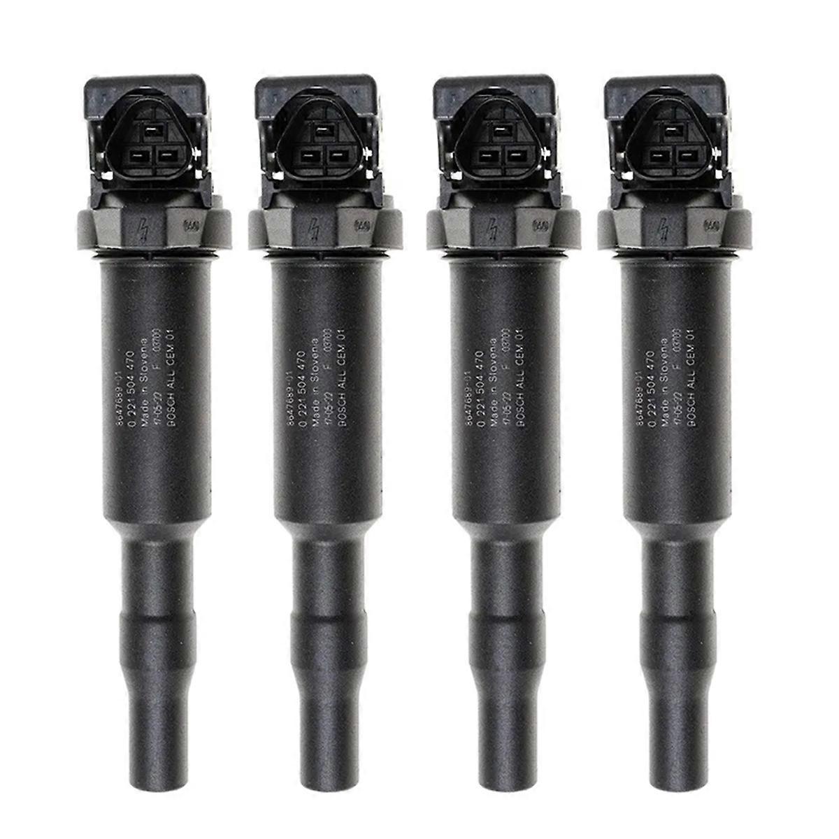 4Pcs for E46 E60 E85 E90 Ignition Coils with Spark Plug Connector