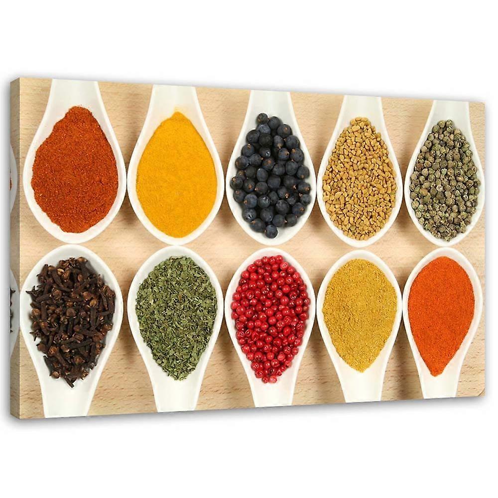 Leinwandbild, Gewürze der Welt - 60x40
