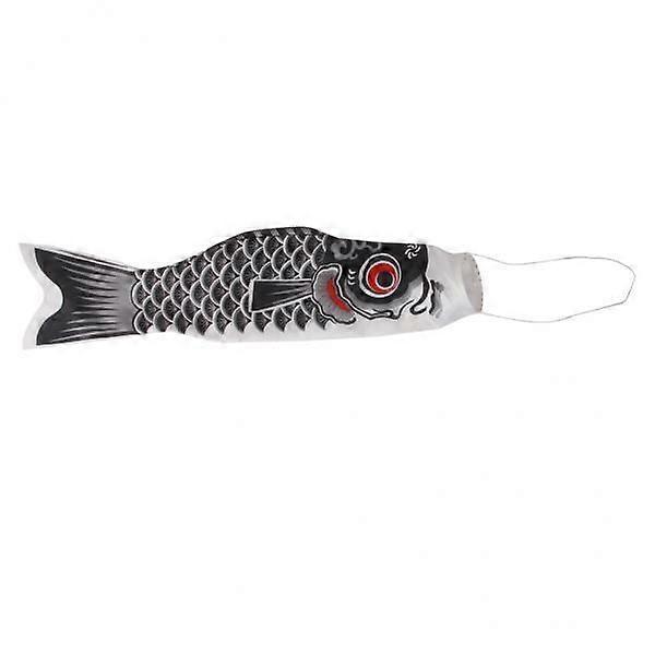 4x 70cm japanilainen tuulisukka karppi lippu purjekala kala tuuli streamer musta