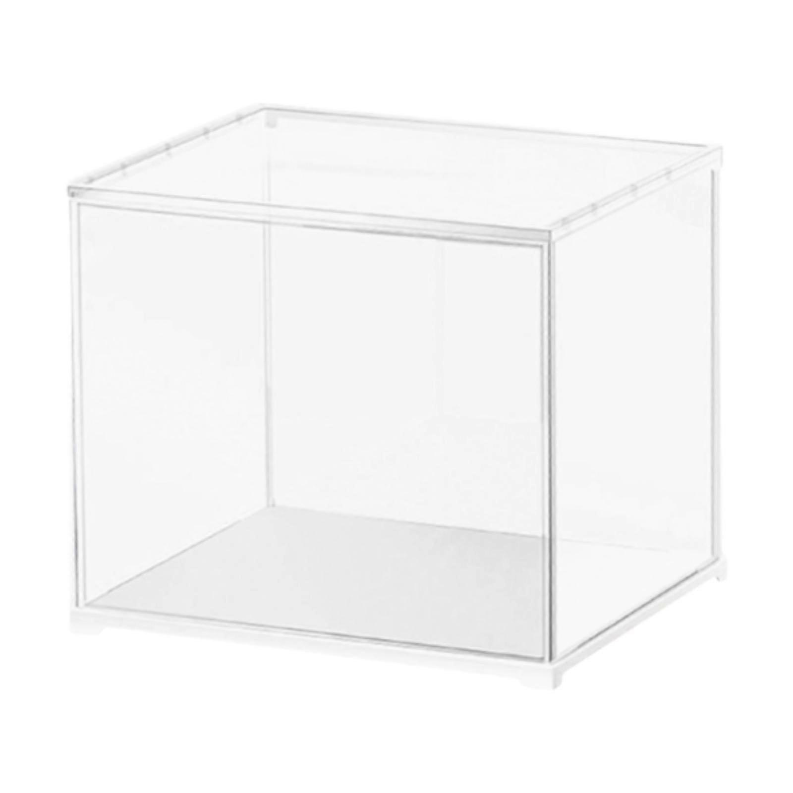 Acrylic Display Box Simple Clear Stackable Practical Storage Box for Dolls
