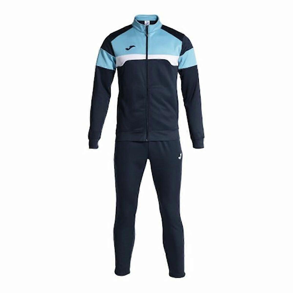 Tracksuit for Adults Joma Sport Danubio III Navy Blue Men 2 Pieces