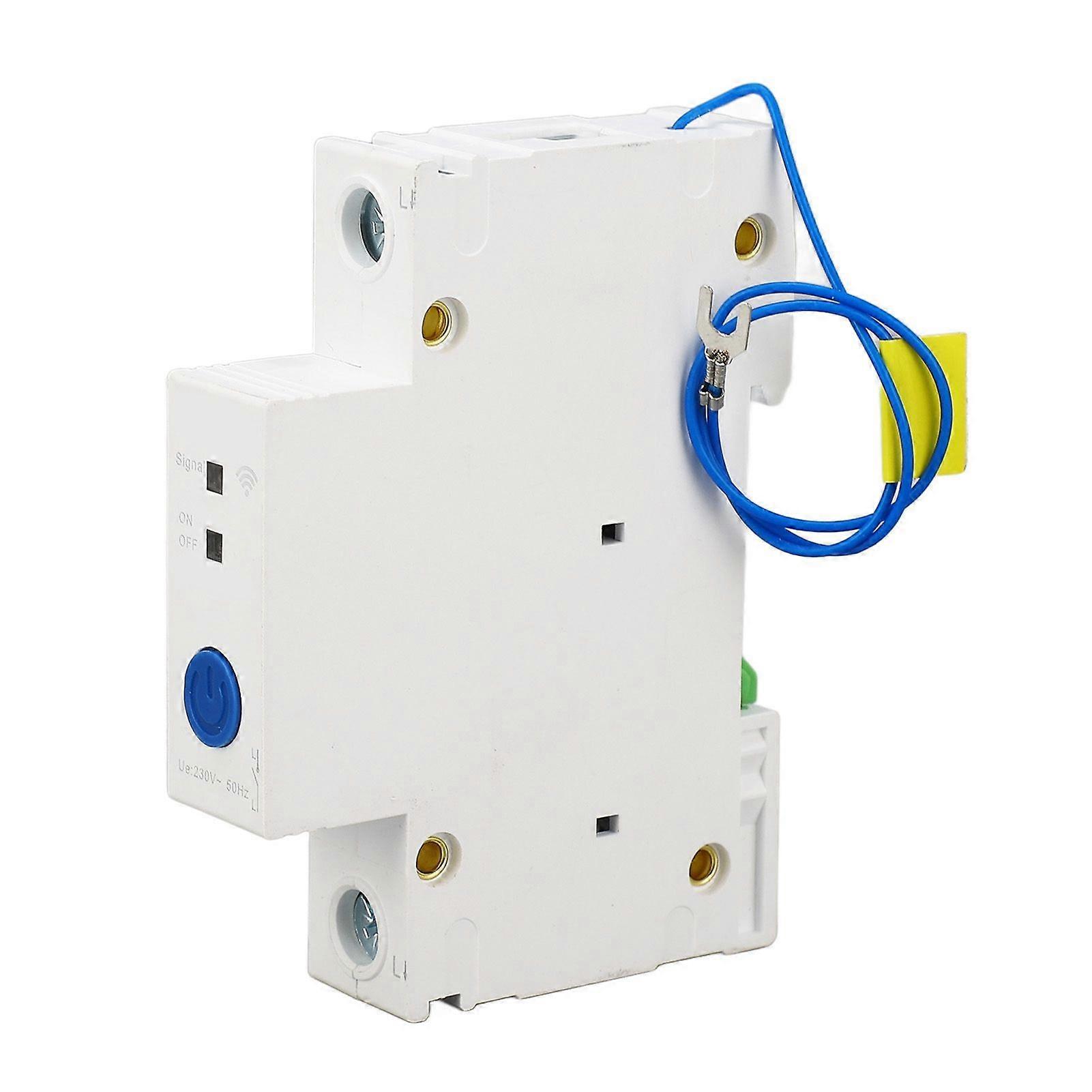 2025 Latest Model 1P 230V Circuit Breaker APP Remote Control DIN Rail Pa66