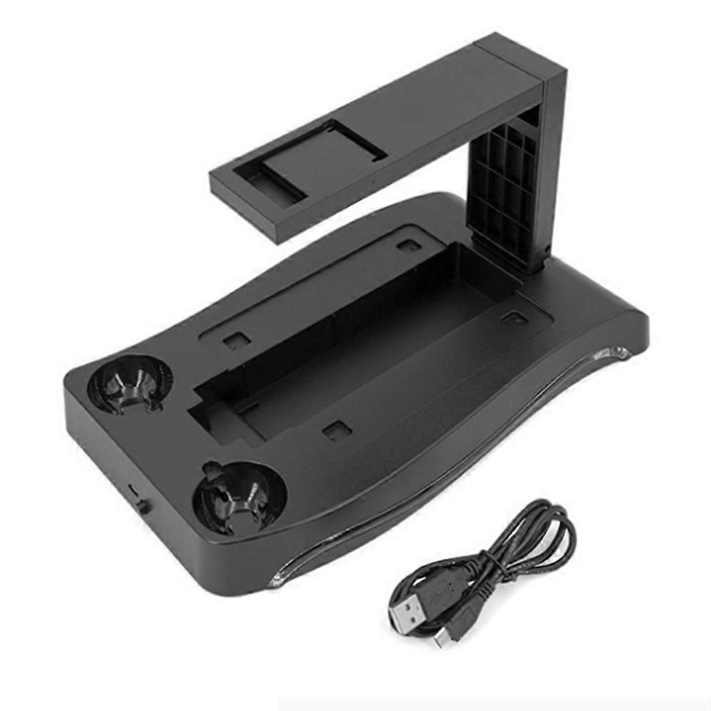 4 in1 Charging Display Stand VR Glasses Connector Storage Kit with Cooling Lights Multi function Stand