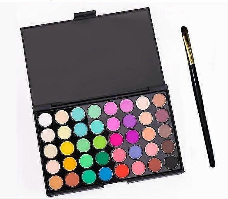 40 Colors Eyeshadow Palette , Matte Shimmer Metallic Colors Make Up Eyeshadow Powder