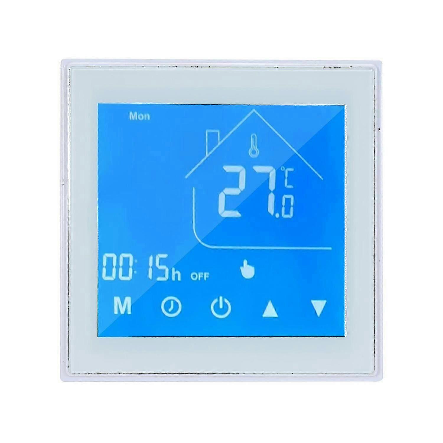 WiFi Smart Thermostat Temperature Controller LCD Display Week Programmable for Electric Underfloor H
