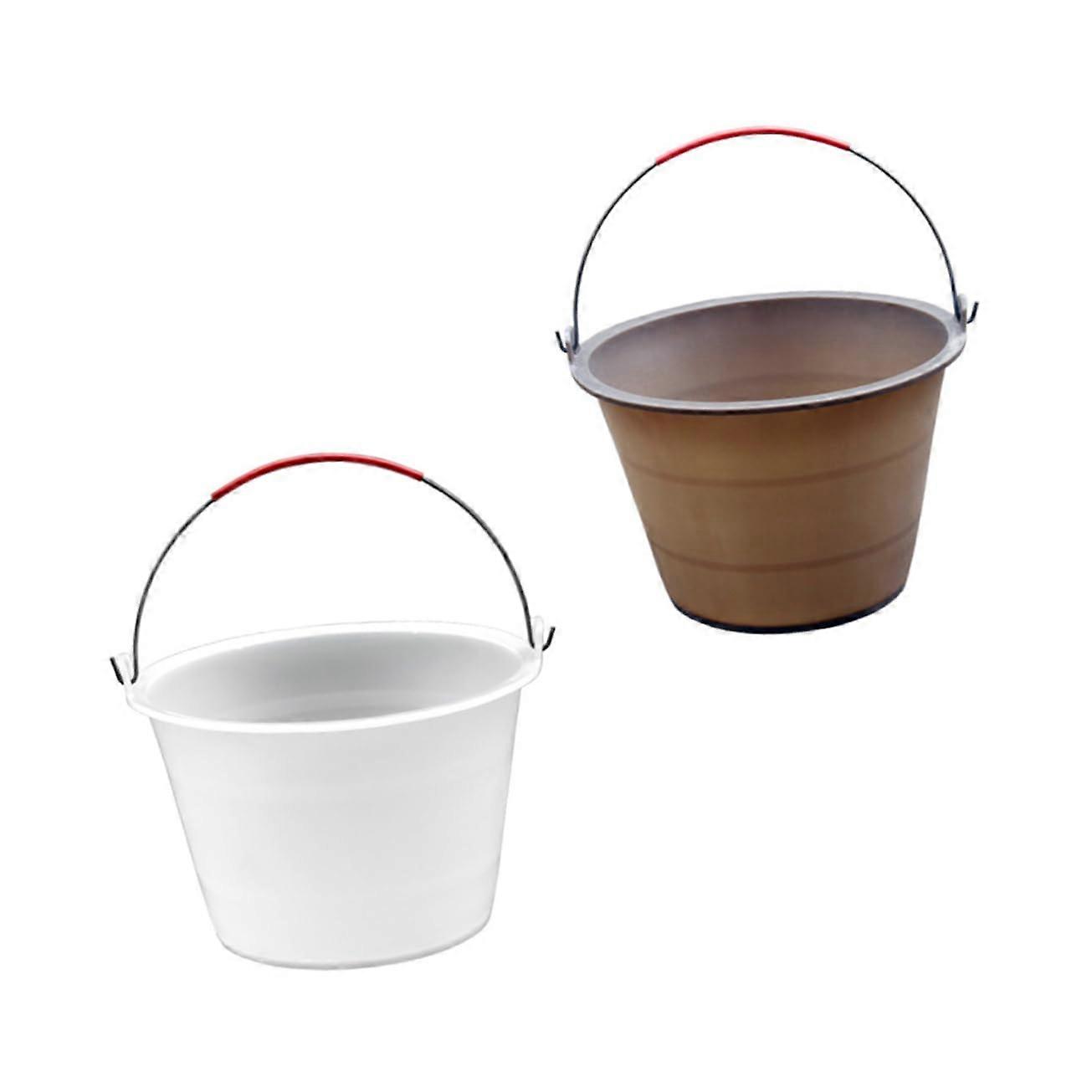 thickened sludge bucket carries cement bucket large storage bucket for construction site plastic brown