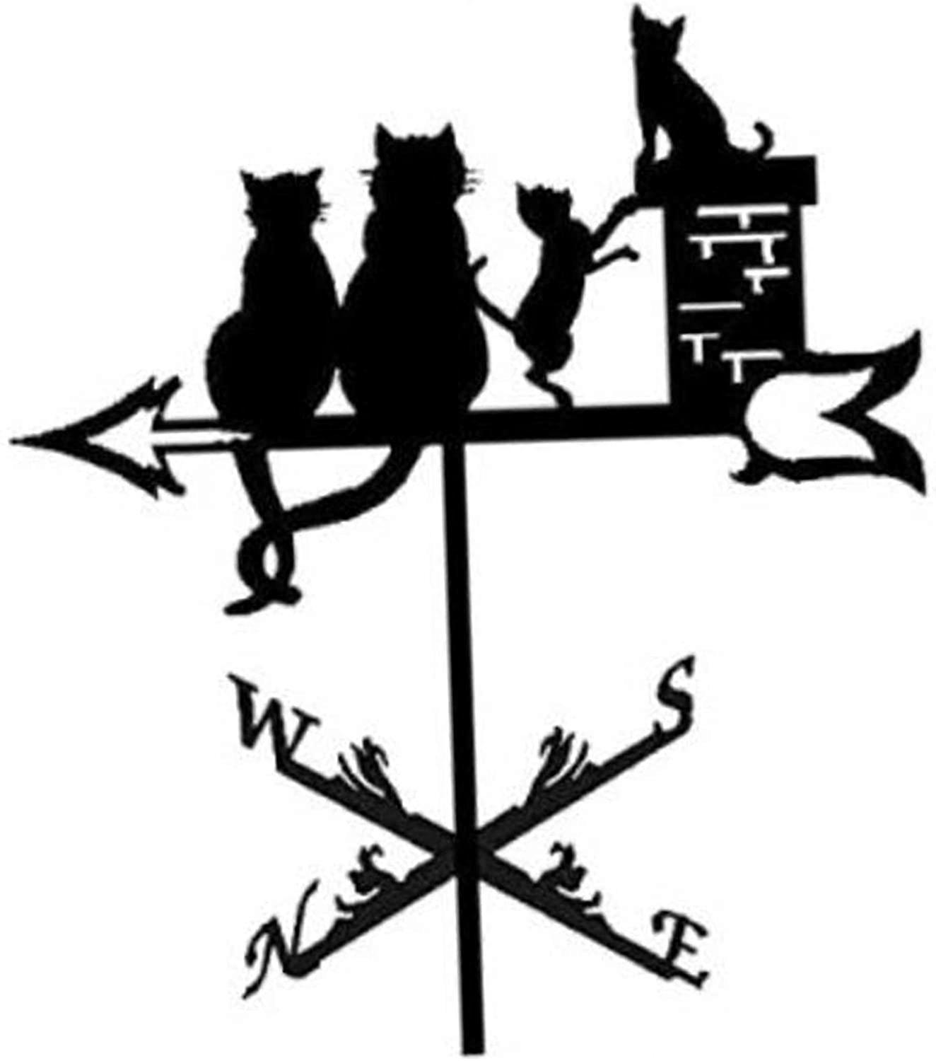 Metal weather vane, garden weather vane, professional measuring tool, easy handling