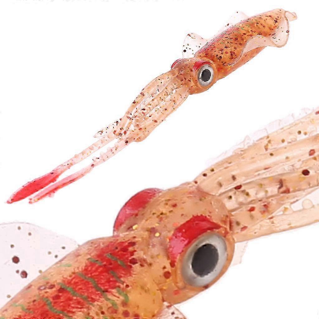 Meeresangeln Bionic Tintenfisch Köder mit dünner Flosse Soft Baits Fischförmiger gefälschter Köder-1-