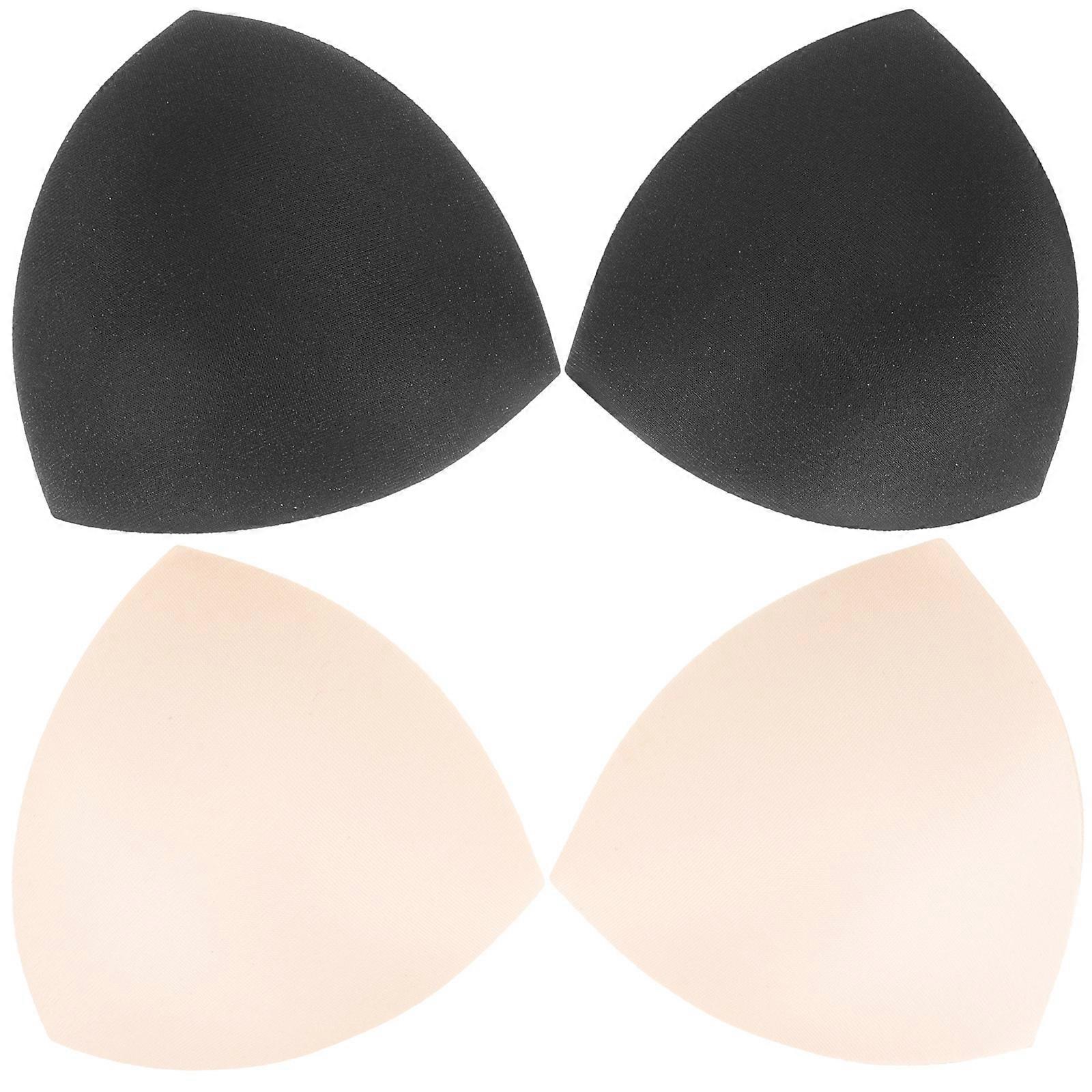 Removable Sponge Pads for Comfortable Fit Lightweight Breast Pads for Nursing, Sports Bras, Bikinis Skin Tone