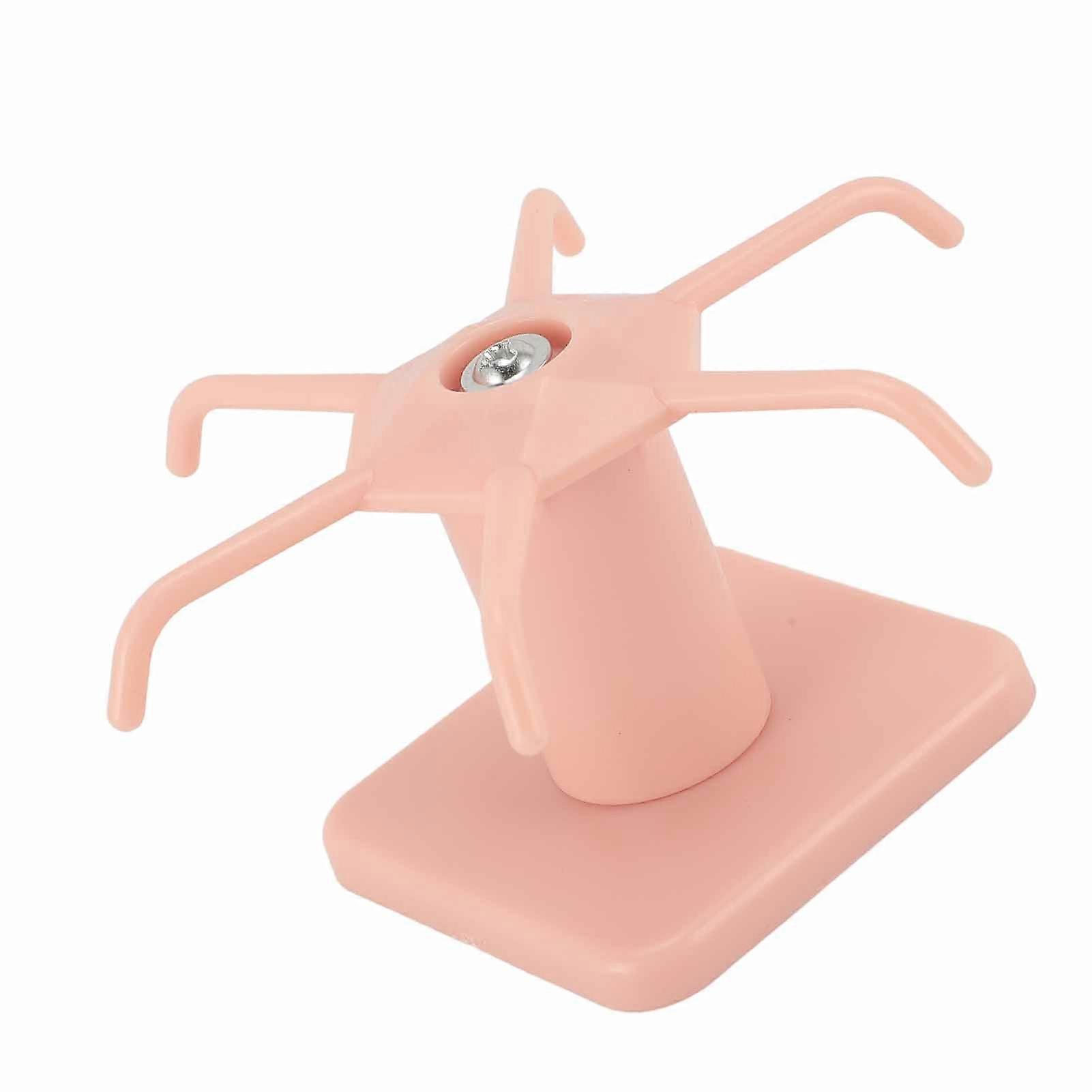 Keittiövälineen koukku ABS 360 asteen pyörivä liima vahva laakeri 6 kynttä kaapin alla astianpidike ruusu 