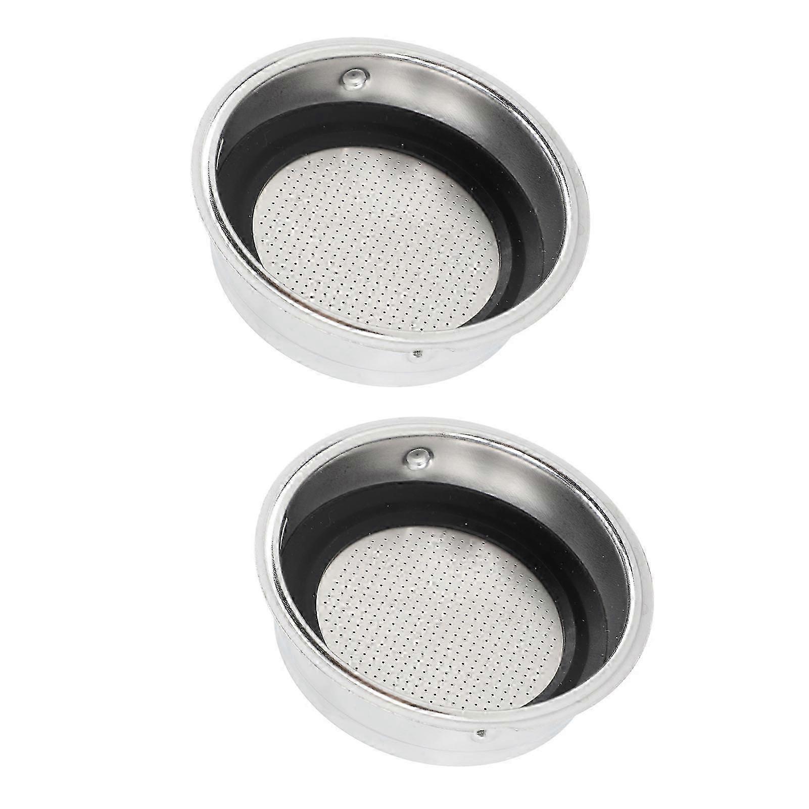 51mm Reusable Stainless Steel Filter Basket for Semi-Automatic Coffee Machines, Compatible with Certain Brands, Perfect for Single Cup Brewi