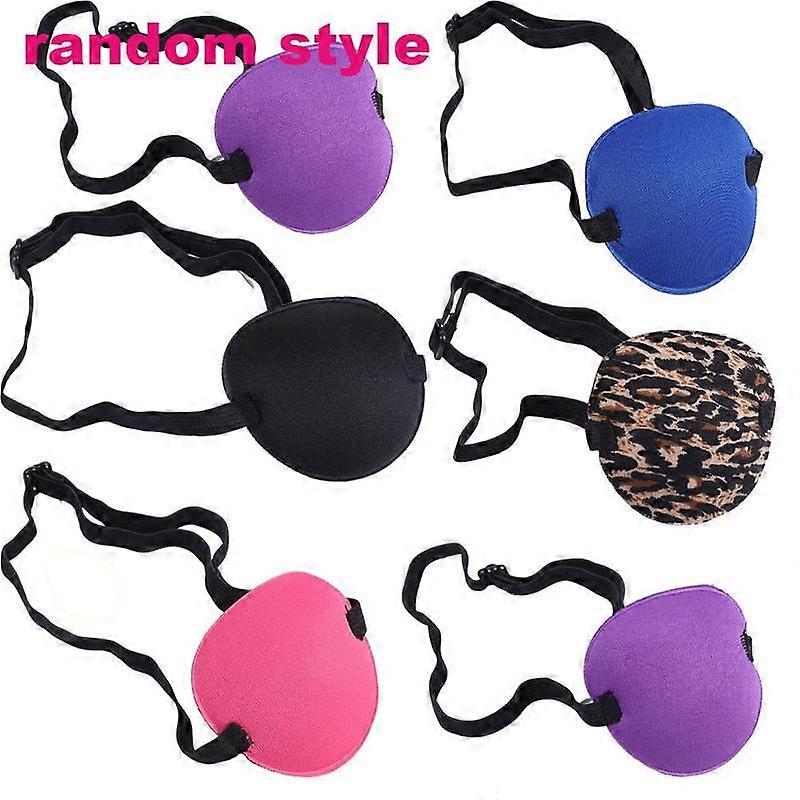 5Colors Gevulde Pure Zijde Amblyopia Ooglapjes Occlusie Oog Oogschaduw Lui