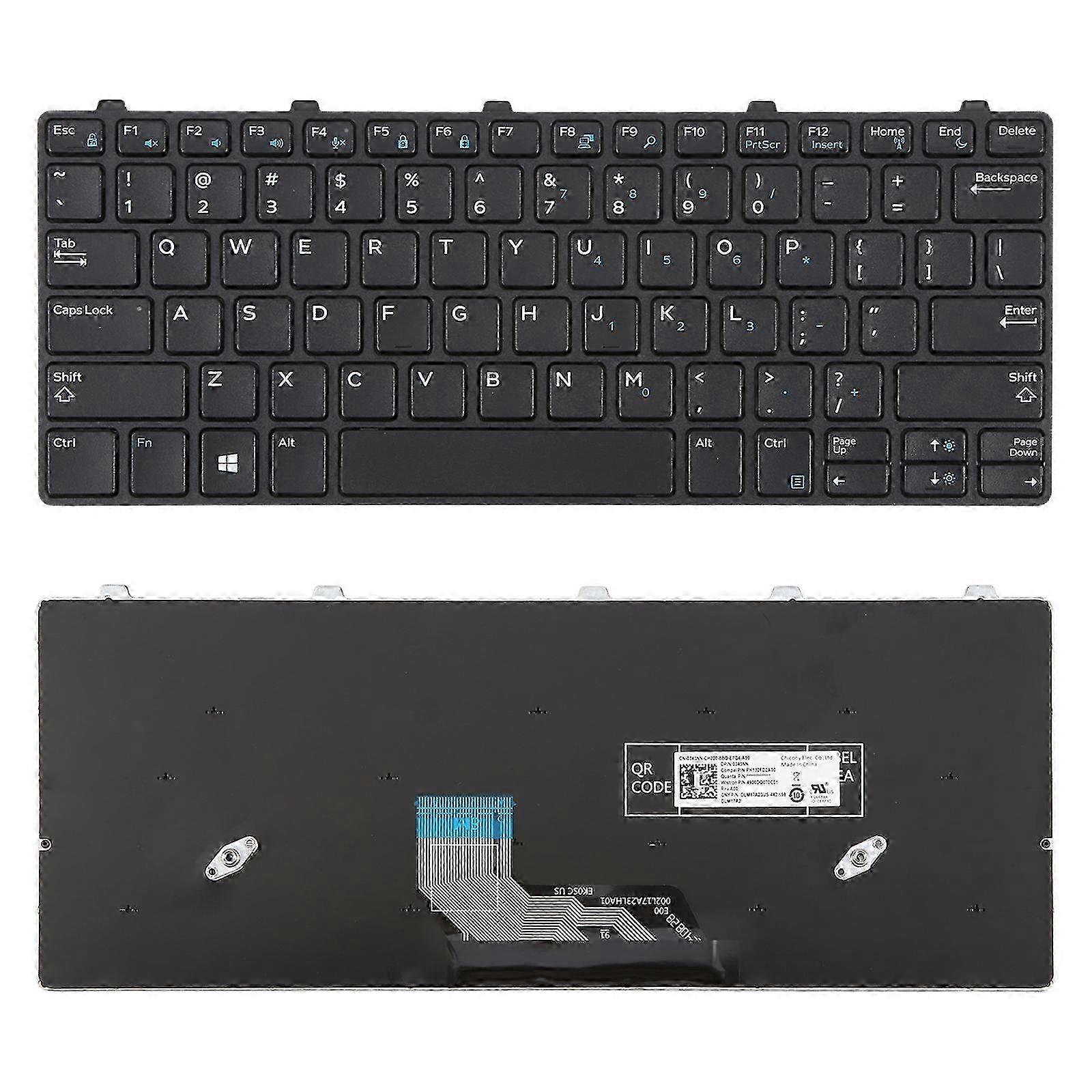 2025 US Version Laptop Keyboard for Dell Latitude 3180 3189 3380