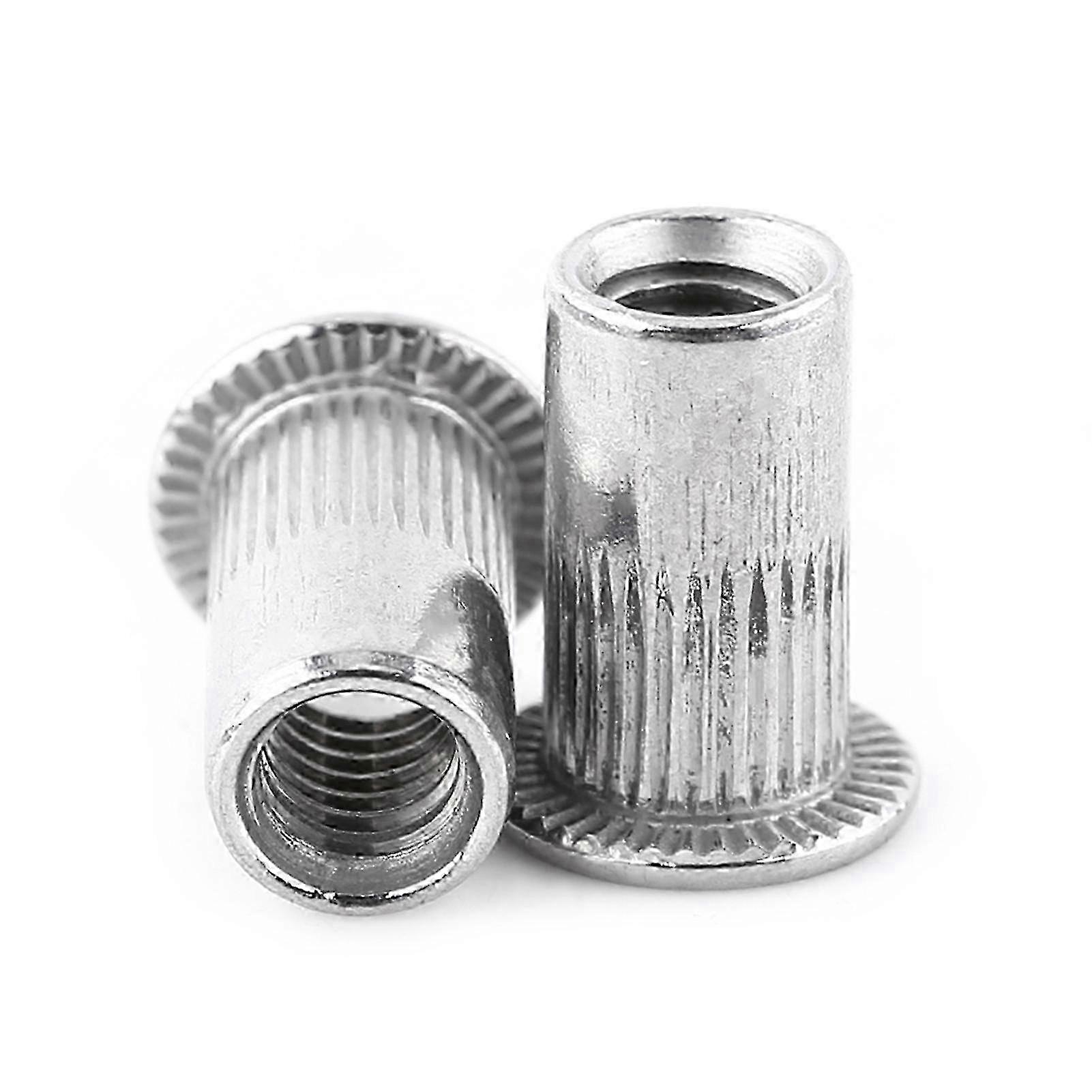 LM M3-M8 Inserto per dado per rivetti ciechi filettato a testa piatta Vite Nutsert in acciaio inossidabile (M8) VHP 2025