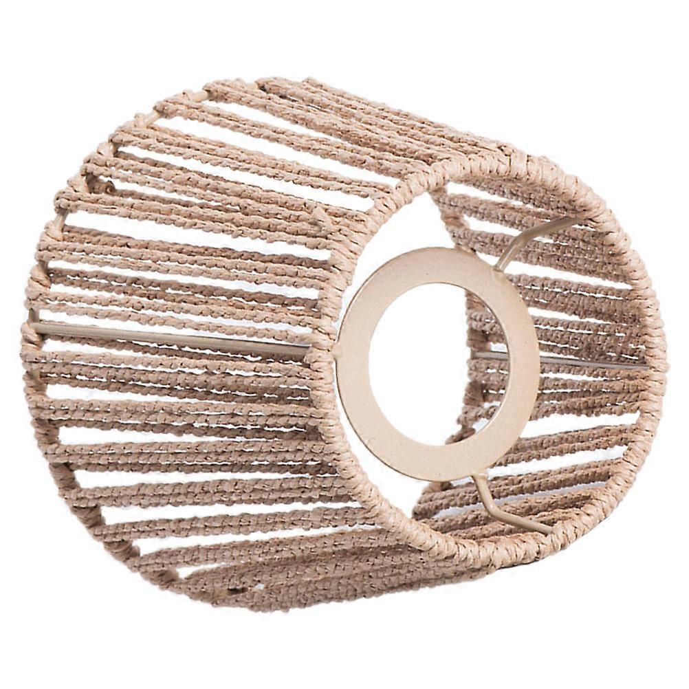 Retro Woven Lamp Shade Ceiling Light Cover for Home Office Hotel Decor – Sturdy Lightweight Elegant Design Creates Warm Atmosphere Easy Installation