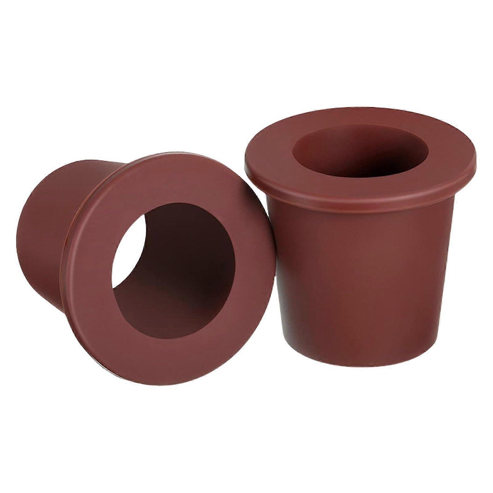 Patio Table Umbrella Hole Rings And Stabilizer Sleeve brown