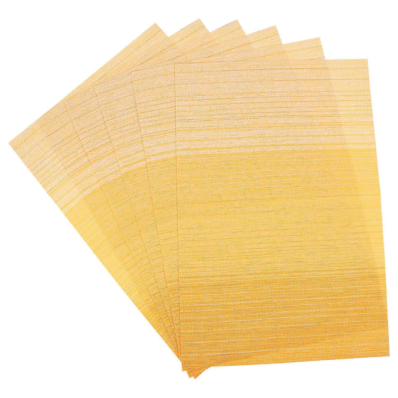 Dining Table Mats Countertop Mat AntiScald Function 45X30CM Size 6Pcs