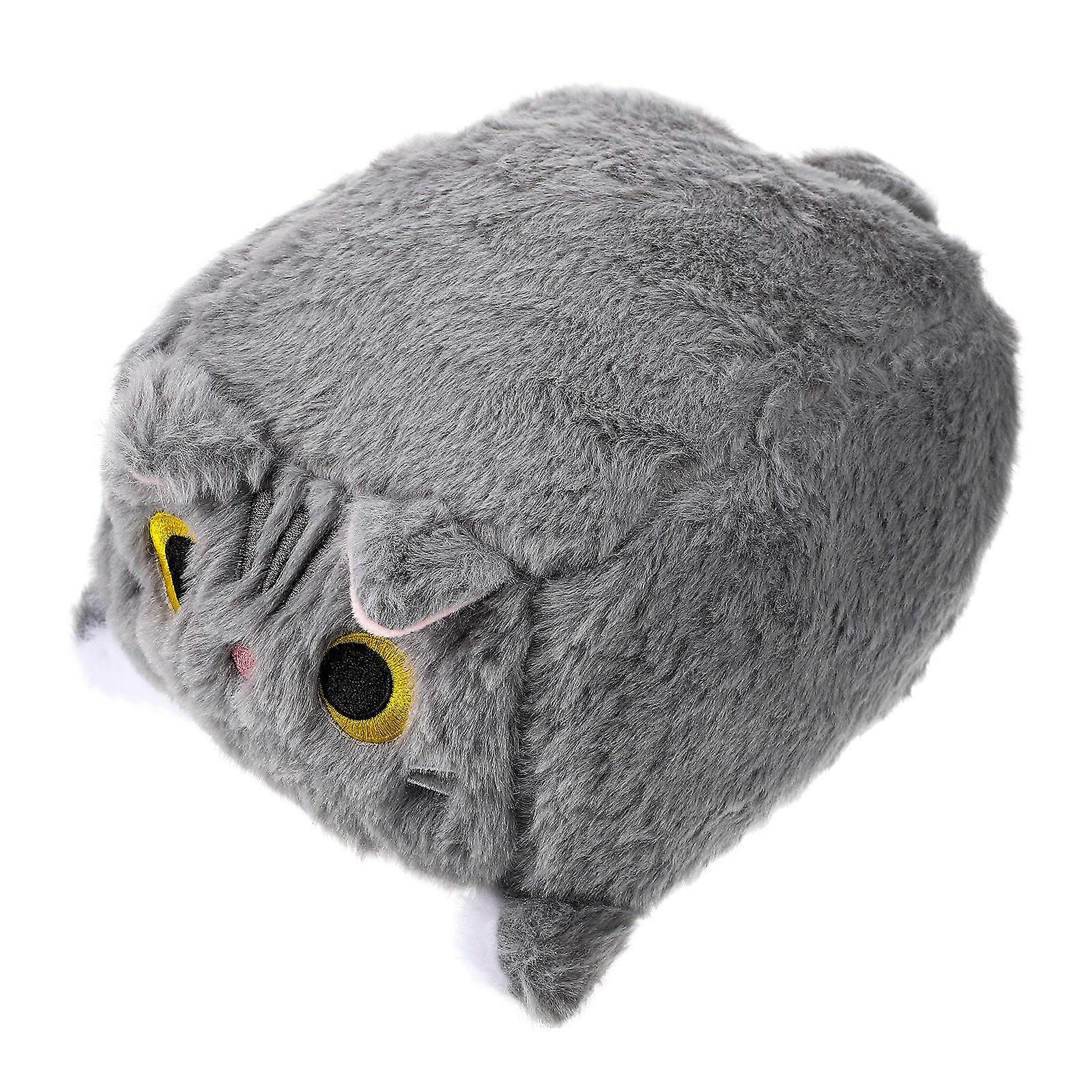 Animal Toy Fluffy Doll Plush Grey 21X17CM Ornament For Girls 1Set