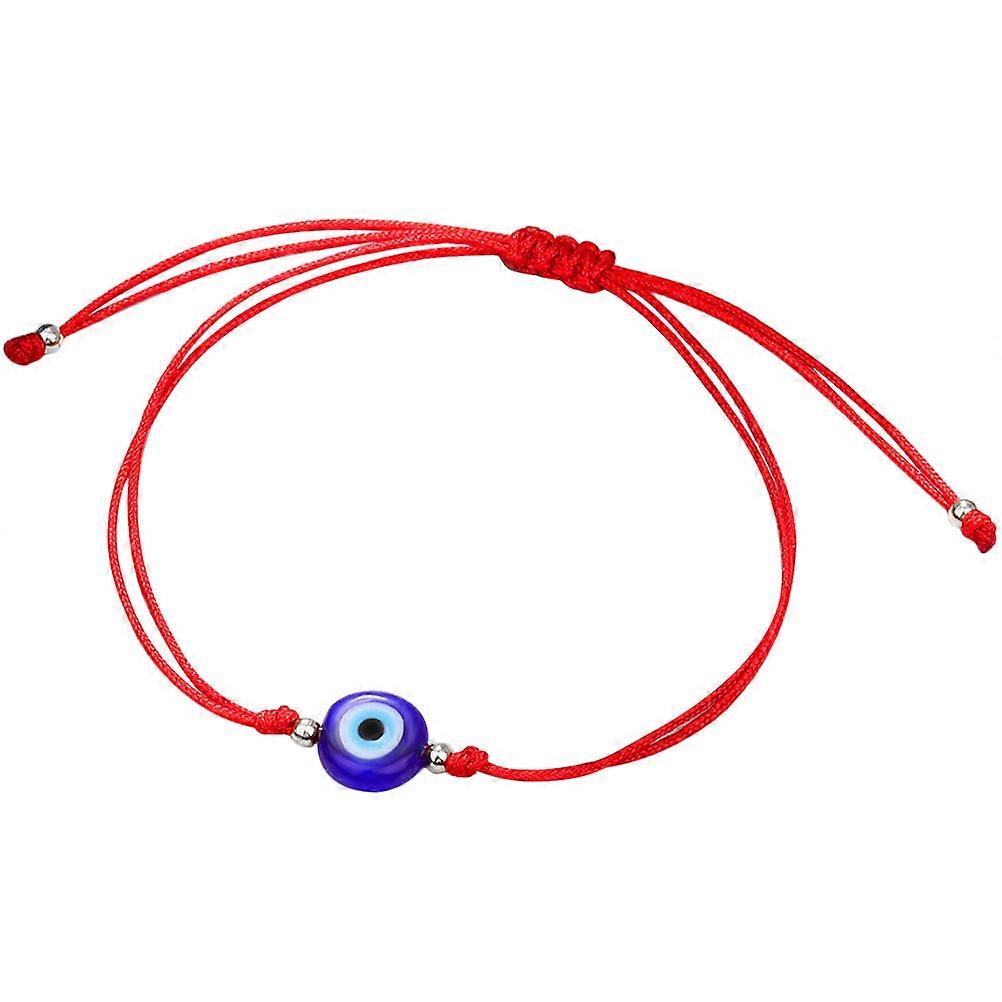 Evil Eye Bracelet for Men and Women, Adjustable Red String Handmade Jewelry with Lightweight Charm, Minimalist Style Protection Accessory
