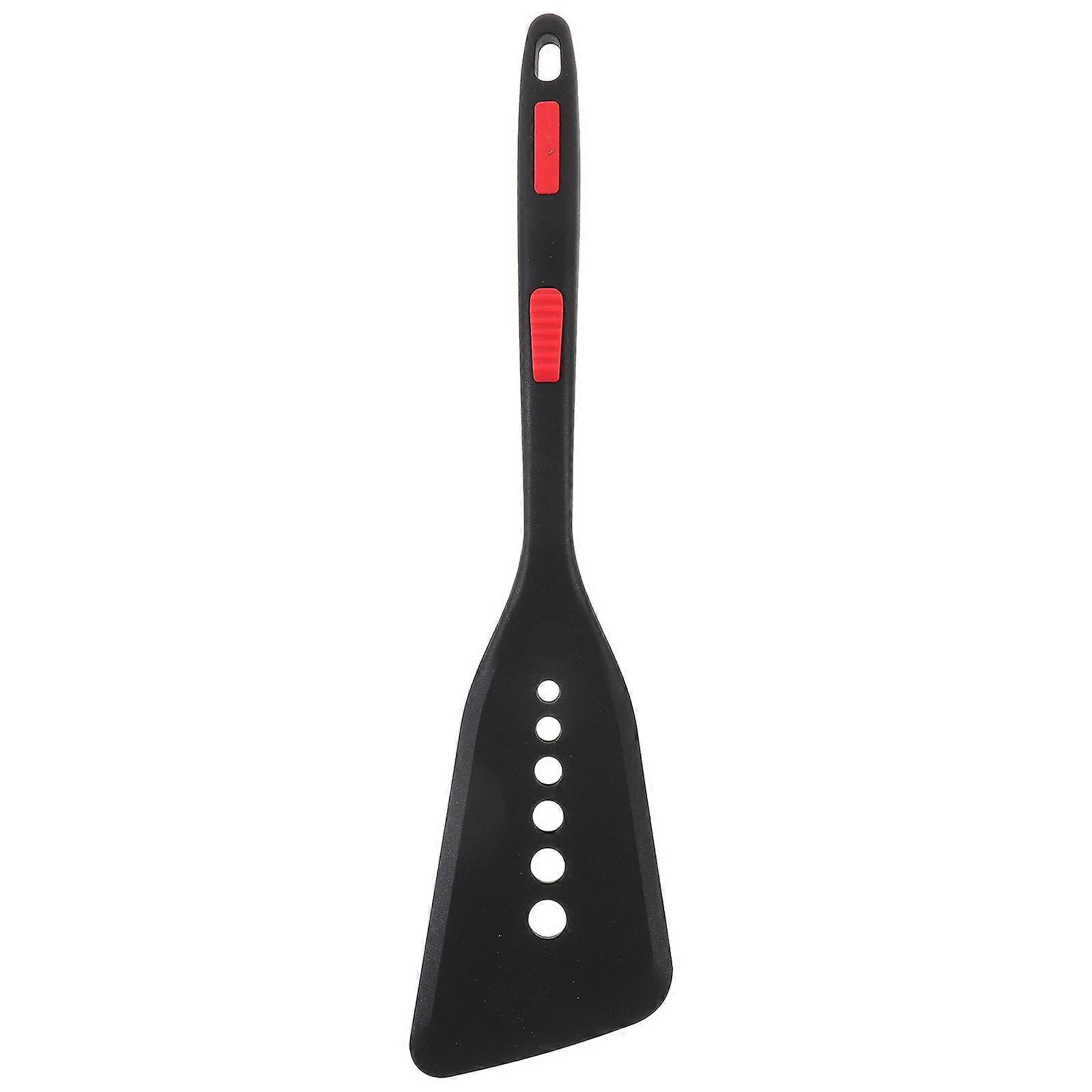 Multi Function Cooking Spatula Silicone Kitchen Spatula Anti Scald Non Stick Compatible Red 34.10X8.60X2.00CM Home Frying 1Pcs