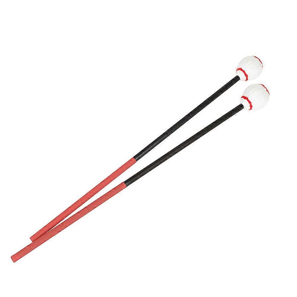 Mallet Percussion Sticks Practice Performance Synthetic Material 16.9X1.4X1.4in 2Pcs