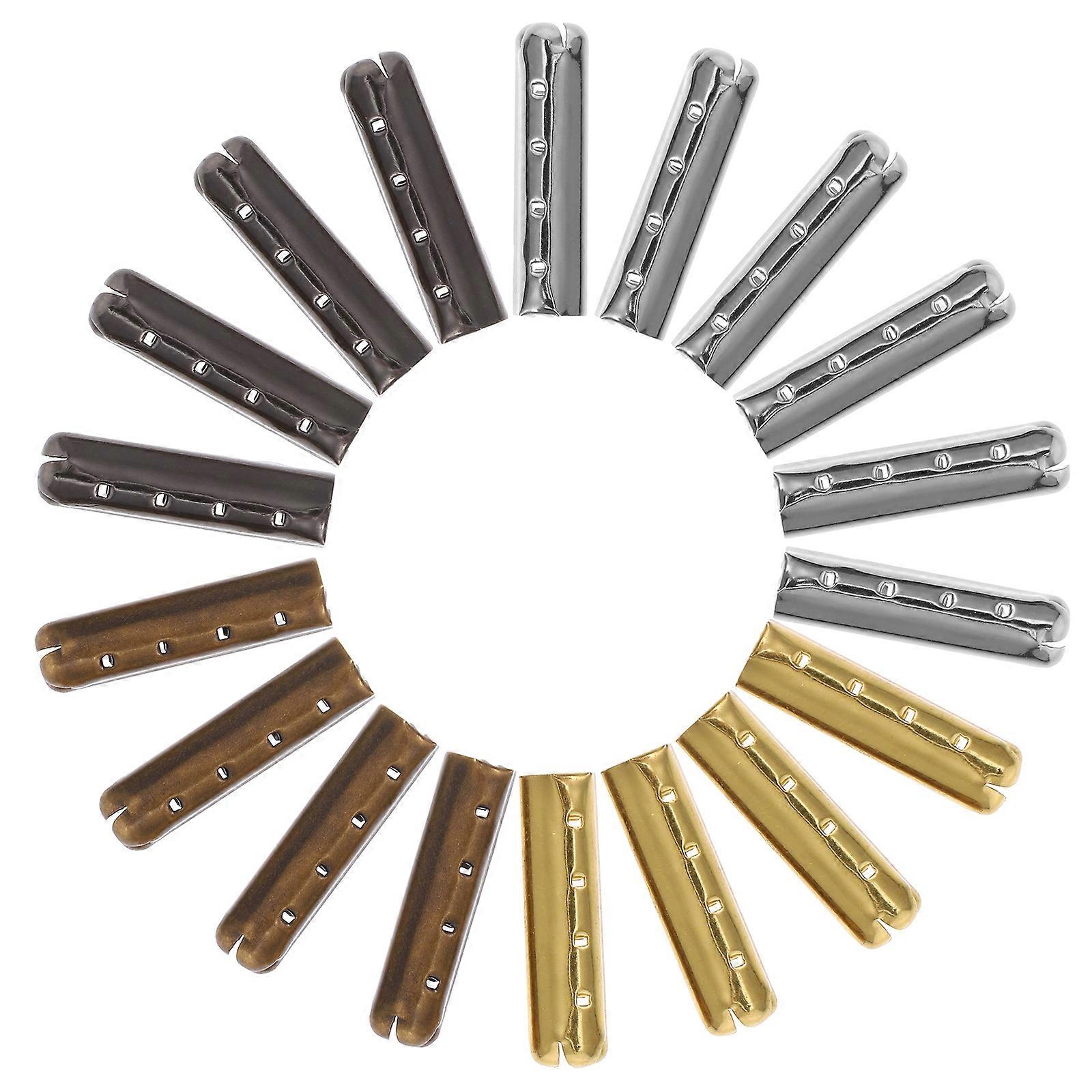 It looks like you're sharing a product title or description for **metal shoelace end caps**. These are stylish, durable replacements for shoelaces