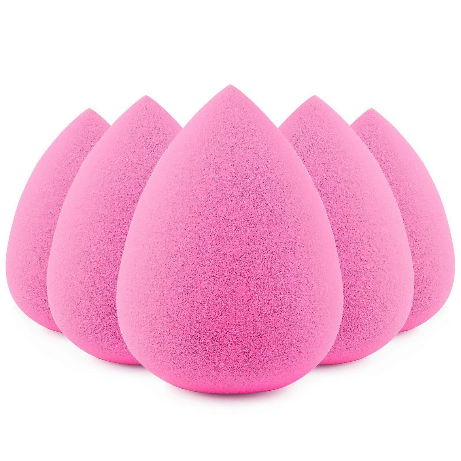 5 Pcs Makeup Sponges, pink