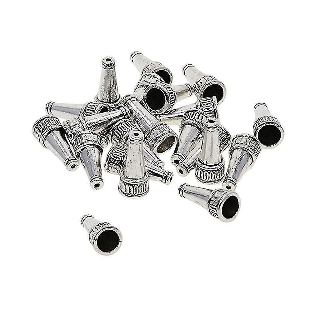 20 Pieces Cone Shape Beads Cap Tassel End Cap Jewelry Making Findings 22mm
