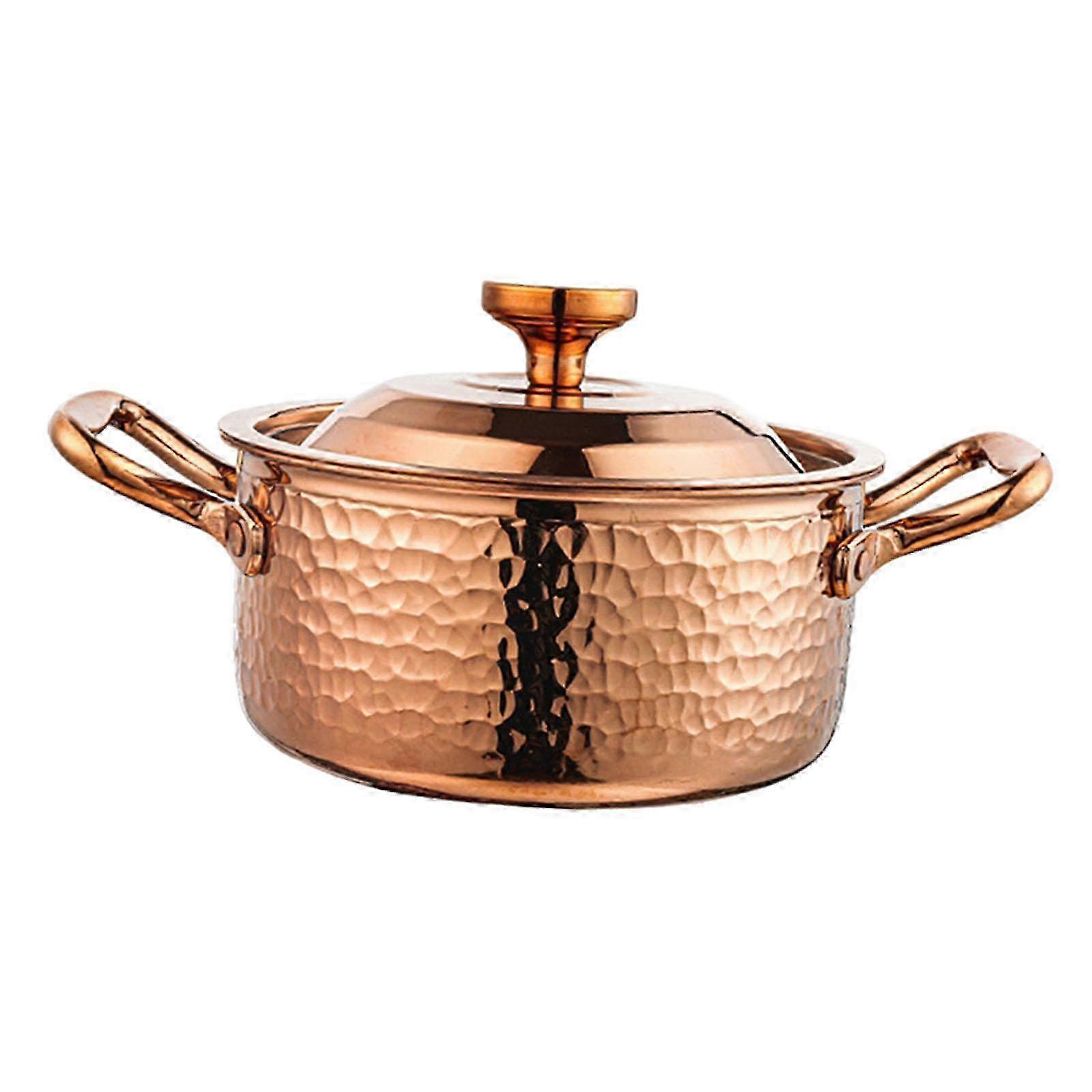 Practical Hammered Ramen Cooking Pot for Shabu Shabu, Ideal for Home Parties and Picnics
