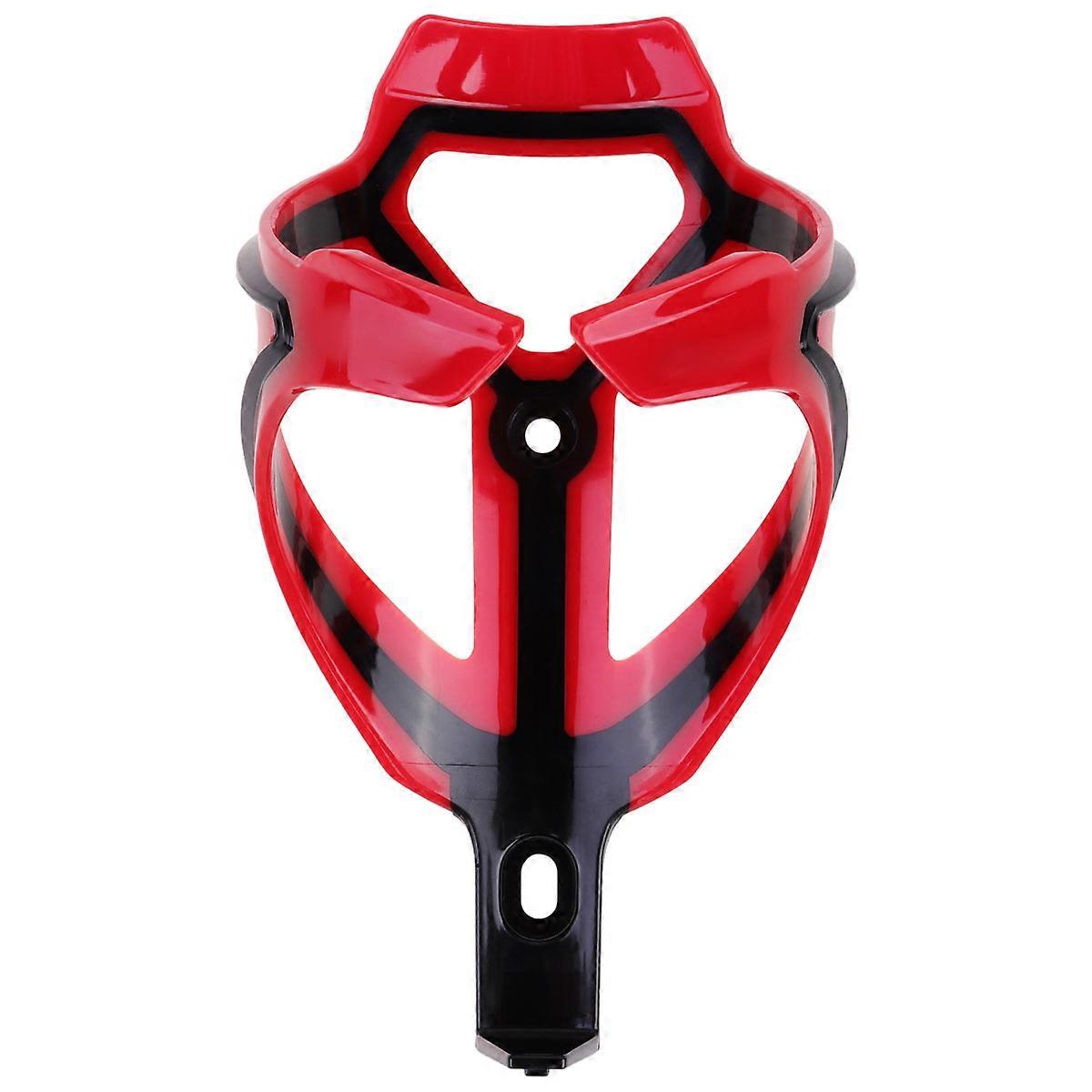 Mountain Bike Bottle Holder Durable for Cyclists Red 14.4x8x8cm 1Pack