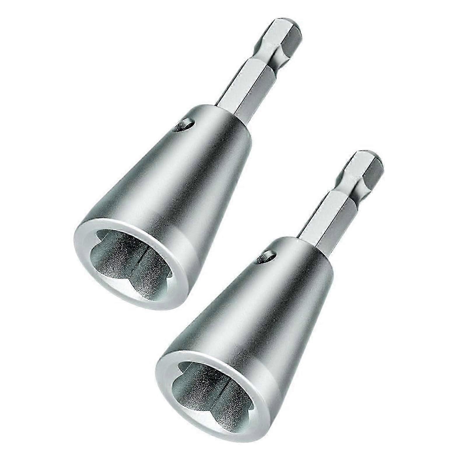 2Pcs Wire Twister Cable Connectors High Hardness Rustproof Easy Operation Universal Power Drill Wire Stripping Tools