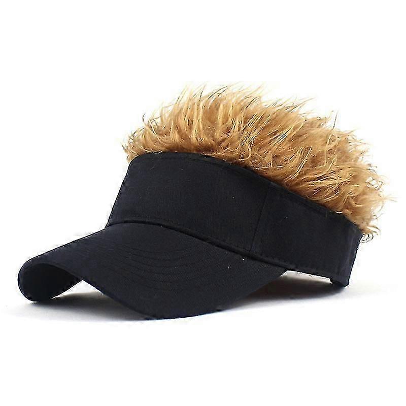 2021 Baseball Cap With Spiked Hairs Wig Baseball Hat With Spiked Wigs Men Women Casual Concise Sunshade Adjustable Sun Visor